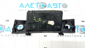 Накладка центральной консоли передняя под кнопку start/stop Audi Q5 80A 18-24 черная, без USB