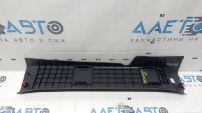 Ornamente prag interior față dreapta pentru Toyota Sienna 21-26, gri închis, uzat