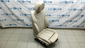 Пассажирское сидение BMW X3 G01 18-21 с airbag, с подголовоником, электро, подогрев, кожзам бежевое, под химчистку