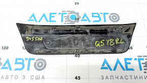 Ornamente prag exterior spate stânga Audi Q5 80A 18-23 negru, zgârieturi
