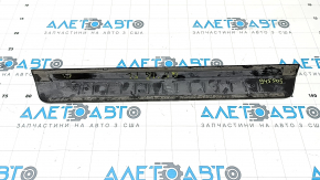 Ornamente prag exterior față Audi Q5 80A 18-24 negre și cromate, zgârieturi, ghidaj rupt