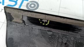 Ornamente prag exterior față Audi Q5 80A 18-24 negre și cromate, zgârieturi, ghidaj rupt