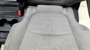 Задний ряд сидений 2 ряд левый Toyota Sienna 21-22 без airbag, механическое, ткань серая, под 8 мест, с серым ремнем безопасности, под химчистку