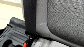 Задний ряд сидений 2 ряд левый Toyota Sienna 21-22 без airbag, механическое, ткань серая, под 8 мест, с серым ремнем безопасности, под химчистку