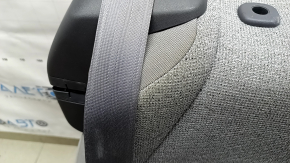 Задний ряд сидений 2 ряд левый Toyota Sienna 21-22 без airbag, механическое, ткань серая, под 8 мест, с серым ремнем безопасности, под химчистку