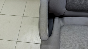 Задний ряд сидений 2 ряд правый Toyota Sienna 21-22 без airbag, механическое, ткань серая, под 8 мест, под химчистку
