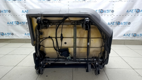 Scaune spate stânga, rândul 3, Toyota Sienna 21-22, tapițerie gri, cu tetiere, curățare chimică, șifonate