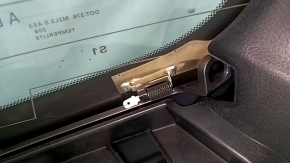 Дверь багажника голая со стеклом Toyota Sienna 21-26 пластик, тонировка, графит 1H1