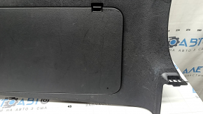 Обшивка арки правая Toyota Sienna 21-26 без шторки под розетку 120V, темно-серая с светло-серым, с подстаканниками, с накладками, царапины, потерта, сломано крепление