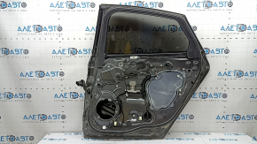 Дверь в сборе задняя правая Ford Fusion mk5 17-20 графит J7, один хром, ручка с хром, тычки