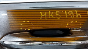 Дверь в сборе задняя левая Ford Fusion mk5 17-20 графит J7, один хром, ручка с хром, тычки