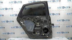 Дверь в сборе задняя левая Ford Fusion mk5 17-20 графит J7, один хром, ручка с хром, тычки