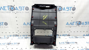 Ornamente console centrale spate pentru Toyota Sienna 21-26, gri închis, cu suporturi pentru pahare, zgârieturi