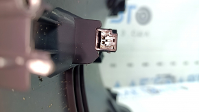 Накладка центральной консоли верхняя Toyota Sienna 21-26 темно-серая, с подсветкой, потерта