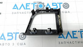 Накладка торпеды левая Ford Fusion mk5 17-20 серая, вставка под дерево, трещина в креплении