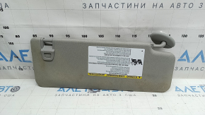 Козырек левый Toyota Sienna 21-26 серый, с подсветкой, без крючка, под химчистку