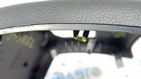 Накладка центральной консоли задняя Ford Fusion mk5 17-20 черная, под воздуховоды и прикуриватель, царапины, надломаны крепления