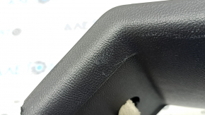 Накладка центральной консоли задняя Ford Fusion mk5 17-20 черная, под воздуховоды и прикуриватель, царапины, надломаны крепления
