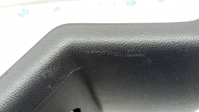 Накладка центральной консоли задняя Ford Fusion mk5 17-20 черная, под воздуховоды и прикуриватель, царапины, надломаны крепления