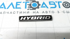 Эмблема надпись HYBRID крышки багажника Ford Fusion mk5 19-20 тип 2