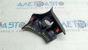 Накладка передней панели под кнопку start/stop Toyota Sienna 21-26 черная, потерта