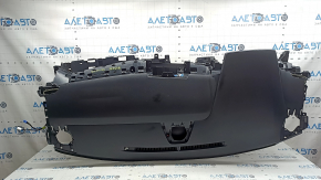 Торпедо передняя панель с AIRBAG Toyota Sienna 21-26 без проекции, черная