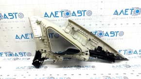 Накладка задней стойки верхняя левая Ford Fusion mk5 19-20 серая с черной накладкой