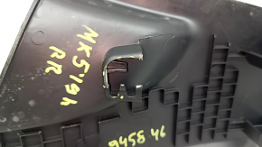 Накладка порога задняя правая Ford Fusion mk5 17-20 черная, царапины, надломано крепление