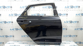 Дверь голая задняя правая Kia K5 21-26 черный EB, с верхним хром молдингом, тычки, вмятины