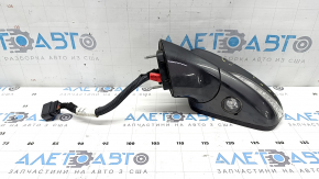 Зеркало боковое левое в сборе Ford Fusion mk5 19-20 14 пинов, поворотник, подогрев, автозатемнение, подсветка, BSM, графит J7, царапина