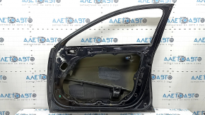 Дверь голая передняя правая Kia K5 21-26 черный EB, с верхним хром молдингом, тычки, вмятина