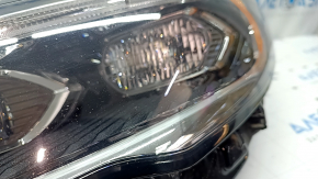 Фара передняя левая в сборе Ford Fusion mk5 17-20 LED, с DRL, песок, сломано крепление