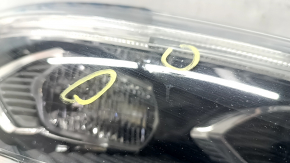 Фара передняя правая в сборе Ford Fusion mk5 17-20 LED, с DRL, песок