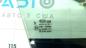 Стекло двери треугольник переднее правое Kia K5 21-24