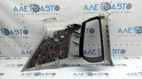Накладка задней стойки верхняя правая VW Tiguan 09-18 серая, под химчистку