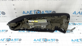 Airbag scaun spate dreapta Kia K5 21-24, piele neagră cu cusături gri închis, zgârieturi