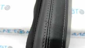 Airbag scaun spate dreapta Kia K5 21-24, piele neagră cu cusături gri închis, zgârieturi