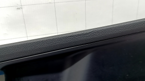 Panou ușă stânga față pentru Kia K5 21-24 negru, inserție și cotieră piele neagră, mulaj grafit, uzat, zgâriat, îndoit