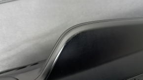 Panou ușă stânga față pentru Kia K5 21-24 negru, inserție și cotieră piele neagră, mulaj grafit, uzat, zgâriat, îndoit
