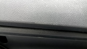 Panou ușă stânga față pentru Kia K5 21-24 negru, inserție și cotieră piele neagră, mulaj grafit, uzat, zgâriat, îndoit