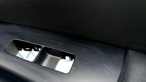 Panou ușă față dreapta pentru Kia K5 21-24 negru, inserție și cotieră piele neagră, mulaj grafit, lovitură, zgârieturi, element de fixare îndoit