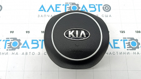 Подушка безопасности airbag в руль водительская Kia K5 21-24 черная, царапина