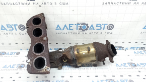 Коллектор выпускной с катализатором Toyota Avalon 13-18 2.5 hybrid, ржавый