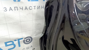 Дверь голая задняя левая VW Tiguan 09-18 черный LC9X, замята