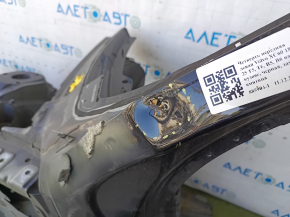 Panou lateral stânga față Volvo XC60 18-25 T5, T6, B5, B6 pe caroserie, negru, îndoit