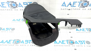 Обрамление рулевой колонки Kia K5 21-24 черное, 2 части, под start-stop