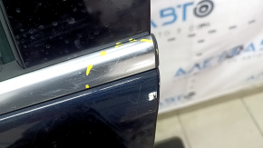 Дверь в сборе передняя левая VW Tiguan 09-18 keyless, черный LC9X, царапины на молдинге