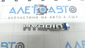 Эмблема надпись крыла HYBRID передняя левая Toyota Venza 21-21 надлом