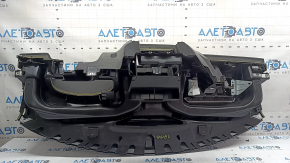 Panou de bord negru fără airbag pentru VW Tiguan 2009-2018, cu guri de aerisire, curățabil chimic, zgâriat