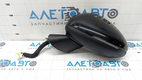 Зеркало боковое левое в сборе Kia K5 21-24 8 пинов, подогрев, BSM, поворотник, черное, потерто